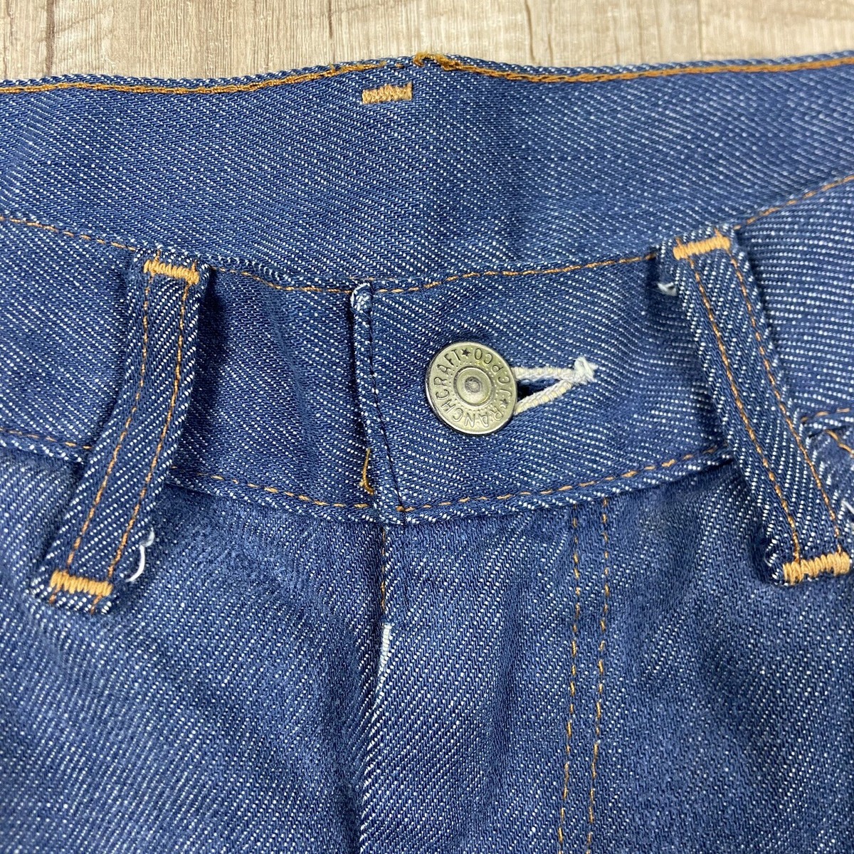 【70s】JCPenney RANCHCRAFT ヴィンテージ Vintage 70s JCPenney Ranchcraft Thrashed Denim Jeans Dark