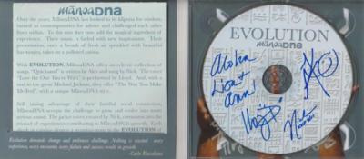 Manoa Dna: Evolution Autographed w/ Artwork MUSIC AUDIO CD Signed Hawaiian child