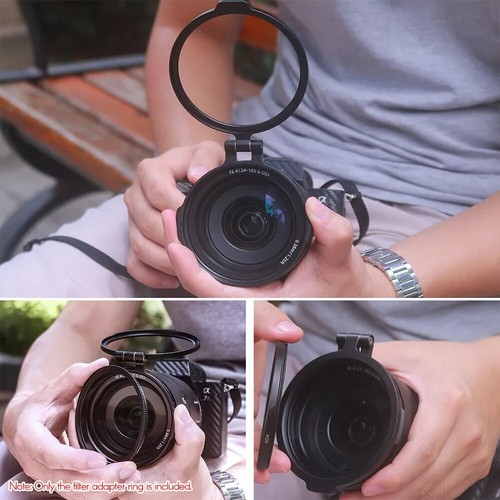 Filtro de cámara 58 mm filtro rápido accesorio circular con bisagras ideal para infrarrojos IR - Imagen 3 de 4