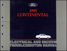 1995 Lincoln Continental Electrical and Vacuum Troubleshooting Manual 95 OEM