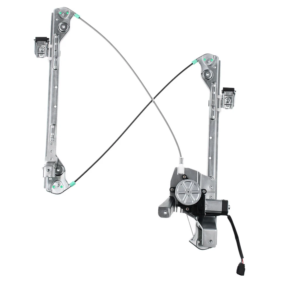 Regulador de ventana eléctrica con motor para Chrysler Pacifica 2004 2005 2006 delantero izquierdo Foto 3 de 4