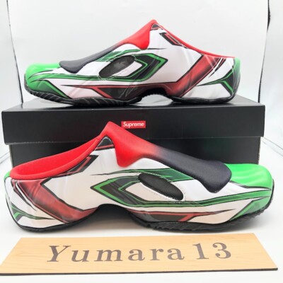 Size 10.5 - Supreme x Nike Clogposite White Gym Red Green for sale