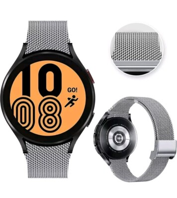 ORIbox 22mm Watch Bands For Samsung Galaxy Watch 3 Gear S3 46mm Wristband Silver