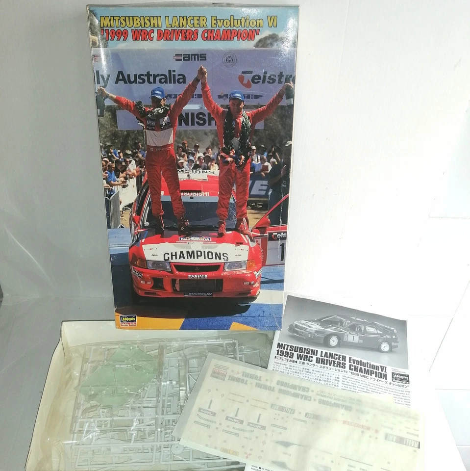 HASEGAWA 1/24 MITSUBISHI LANCER EVOLUTION VI 1999 KIT MONTAGGIO REF.20209 - Immagine 2 di 2