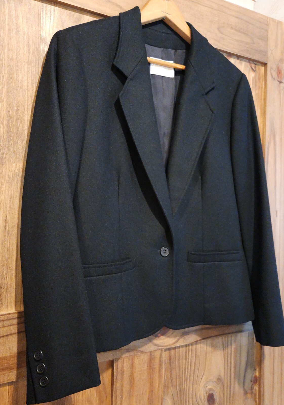 Pendleton Virgin Wool Blazer Black Jacket Womens … - image 3