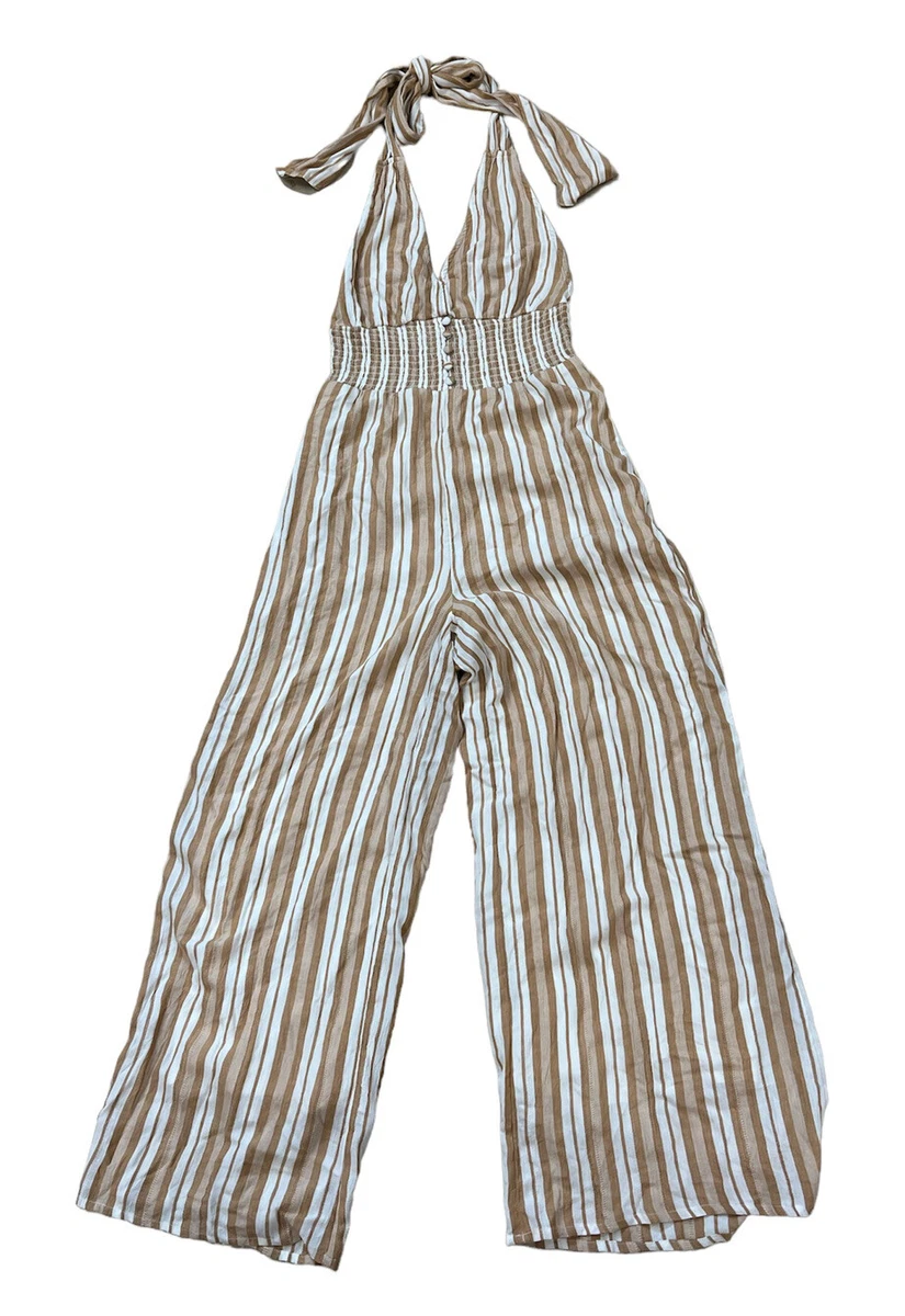 NWT American Eagle Outfitters Women s S Halter Jumpsuit Romper
