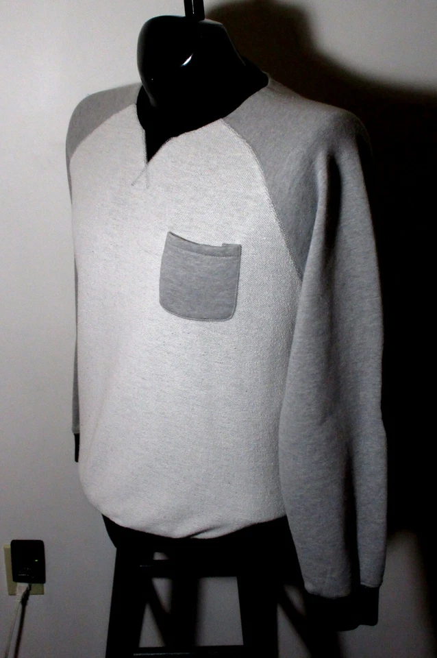 Sudadera WESC Gris Manga Larga Cuello Redondo Talla L Foto 4 de 4