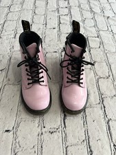 Girl  s Dr Martens 1460 Patent leather Lace Up Boots Size US 10/EURO 27