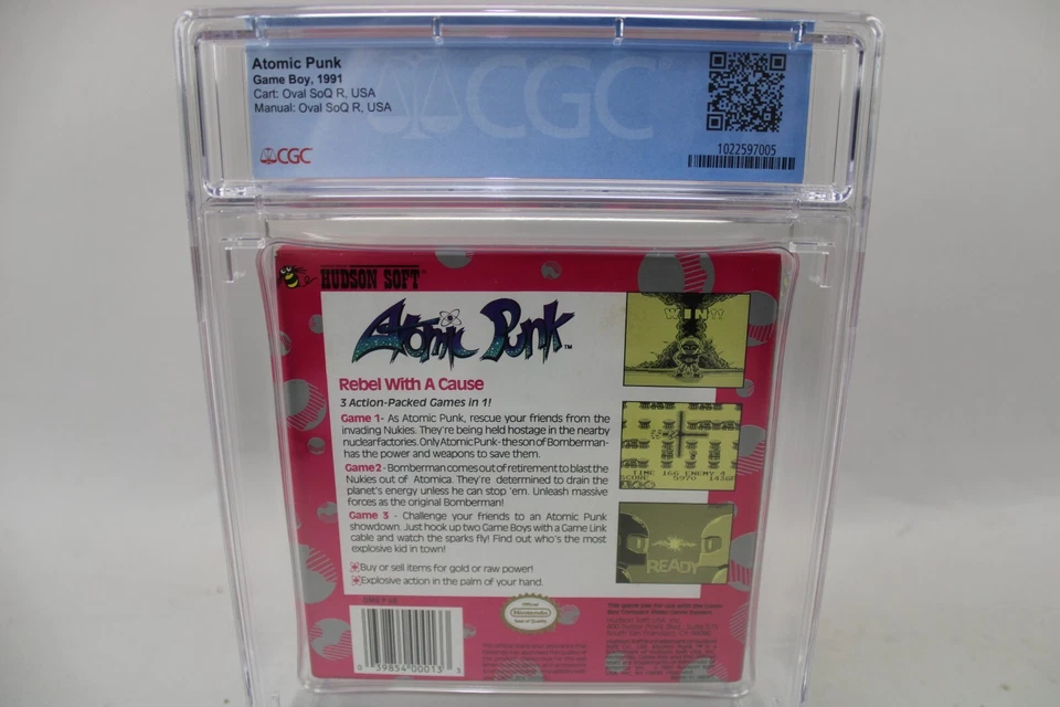 Atomic Punk Nintendo Game Boy CIB CGC Graded 9.2 - Image 4 of 4