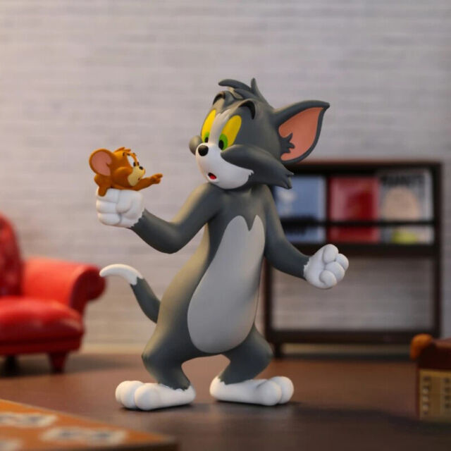 HOT 52TOYS x TOM AND JERRY Daily Life Series Confused Tom Mini Figure Art Toy