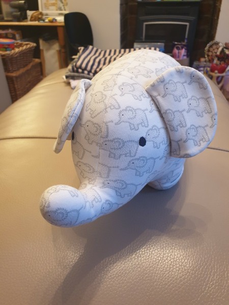 Jojo Maman Bebe White Elephant Soft Toy Grey Karyuz Karyuz Com