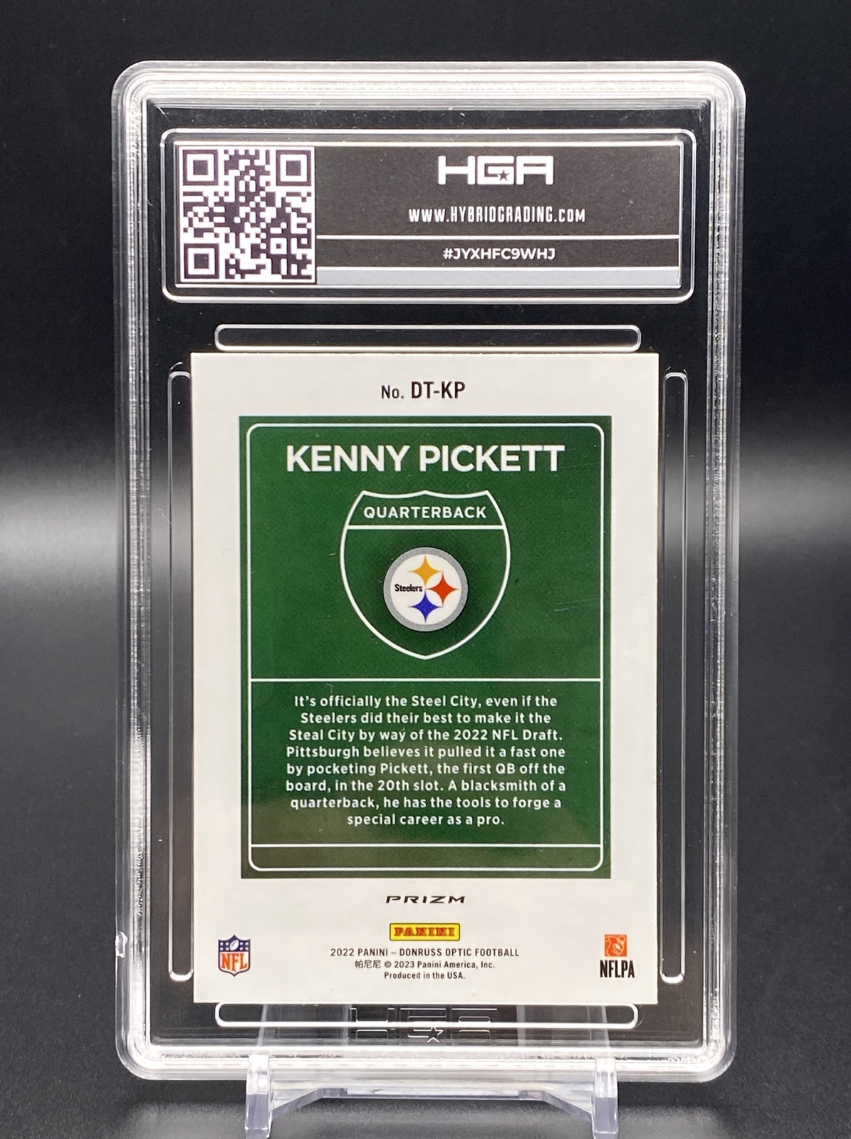 2022 Donruss Optic Kenny Pickett Downtown RC DTKP Rookie HGA 9.5 💎 eBay