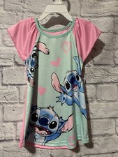   Sleepwear Dress Gift Kids Lilo Stitch Nightgown Pajamas Multicolor 2T 580