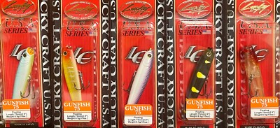Lucky Craft Gunfish 75 F Topwater Popper 3  Walking Pencil 1/5oz  - Pick Color