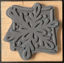 Stampendous Snowflake Square Rubber Stamp