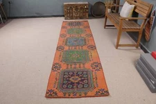 Vintage Runner Rug, Flatweave Rugs, Turkish Rugs, Bedroom Rugs, Vintage Rugs
