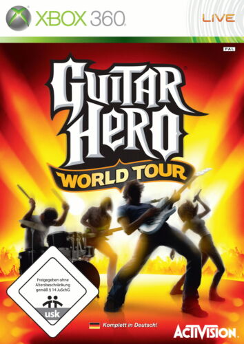 Guitar Hero: World Tour Microsoft Xbox 360 usado en embalaje original - Imagen 1 de 1