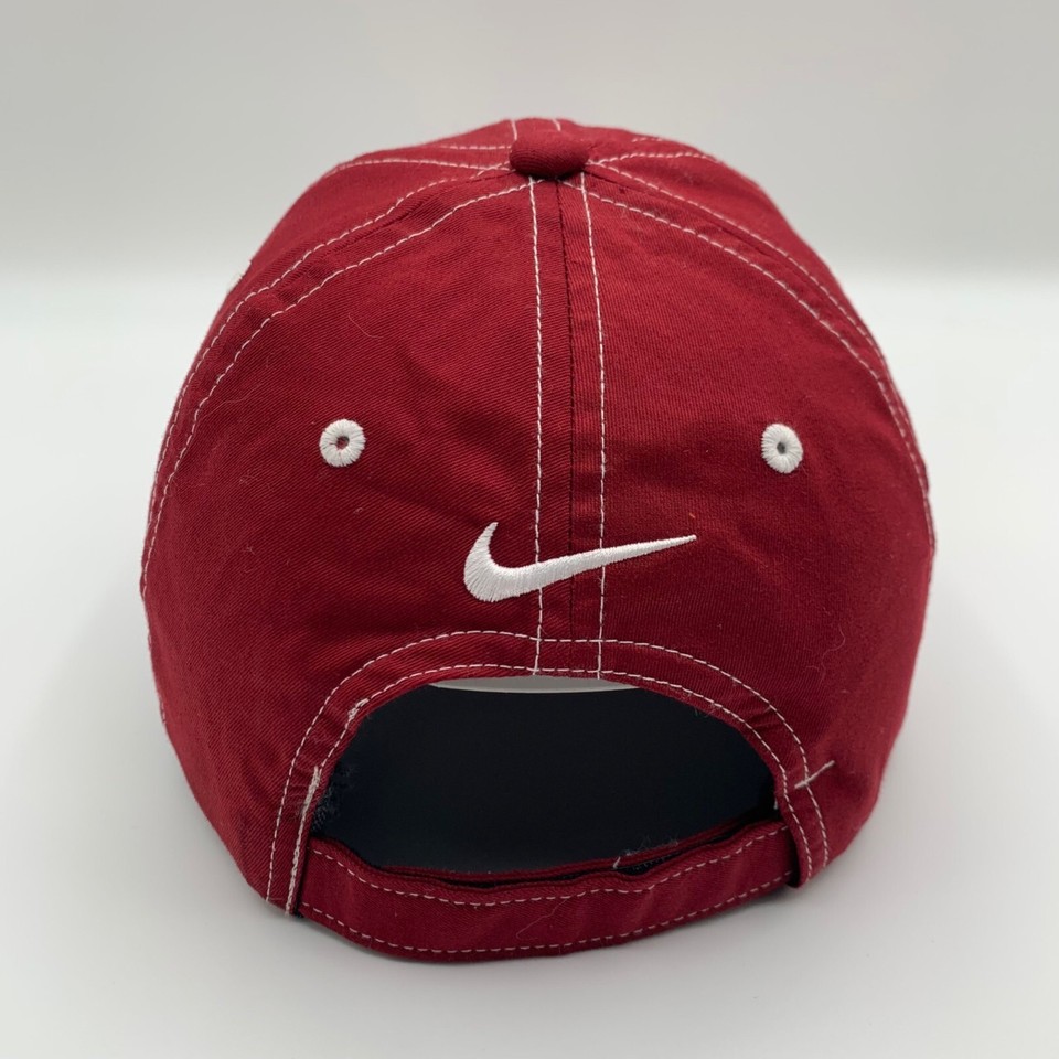 Nike Golf Mens Maroon Relaxed Fit Strapback Hat eBay