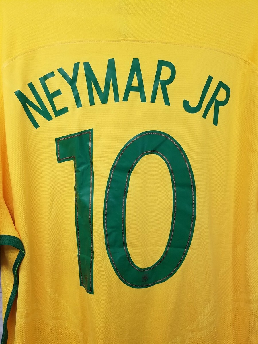 NIKE ブラジル代表 NEYMAR JR 10番　ユニフォーム　【正規品】　M NIKE ブラジル代表 14/15 ユニフォーム ホーム 半袖 ジュニア