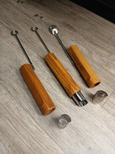 Wooden Handles, Pack of 3- 5" Length 4-51