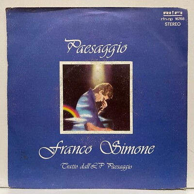 Franco Simone - Paesaggio; Vinyl 45RPM 7'' [unbespielt]