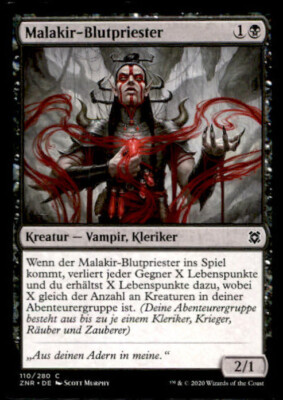 MTG Malakir-Blutpriester #110 ZNR Dt. Common (B3338)