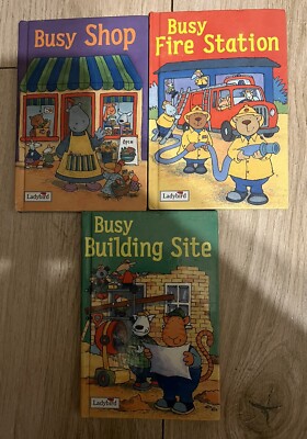 Ladybird Books X 3 Busy Building Site Busy Shop