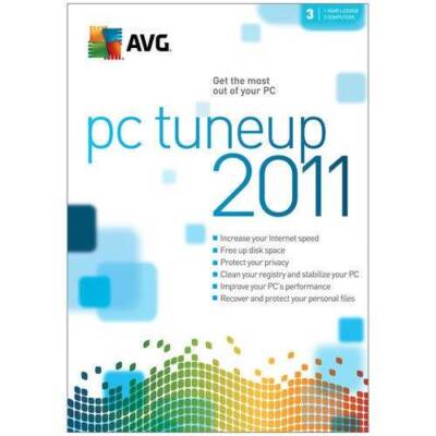 AVG 2011 PC Tuneup 3User PC - VERY GOOD
