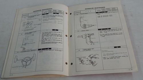 MAZDA E1300 E1600 PRE-DELIVERY INSPECTION & MAINTENANCE BOOK ORIGINAL GENUINE - Picture 8 of 8
