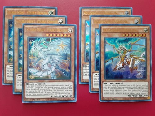 Yugioh Starry Knight Deck 43 Cards Night Dragon Complete Budget Tournament Ready - Picture 2 of 9