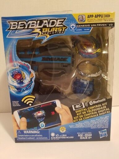  Beyblade Burst Evolution Digital Control Kit Genesis Valtryek  V3 Remote Control Bluetooth Enabled Battling Top : Toys & Games