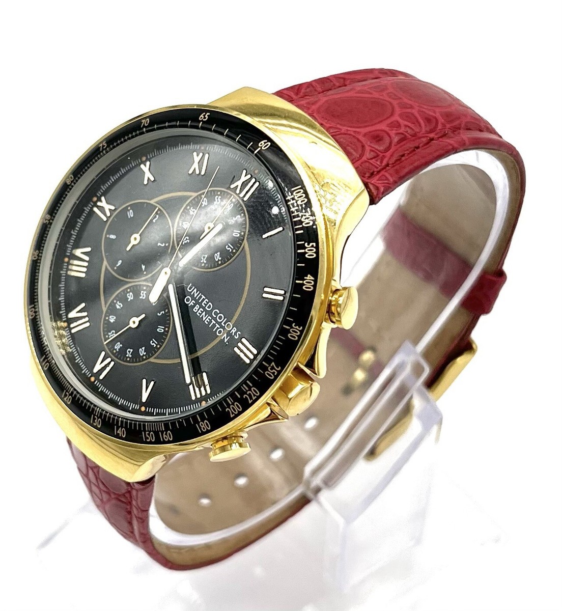 UNITED COLORS OF BENETTON Unisex Uhr, Quarz, neue Batterie, gut