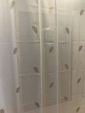 A 2x Modern Deko Schal Gardine mit Zugband Bu...