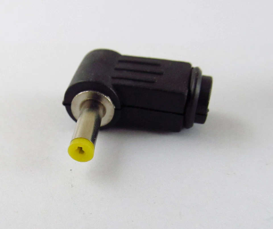 10x 4.0mm x 1.7mm Right Angle DC Power Cable Male Plug Connector Adapter Plastic - Image 4 of 4