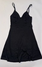 Women's Knit Skater mini Dress - Wild Fable Black Size XS