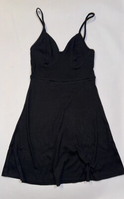 Women's Knit Skater mini Dress - Wild Fable Black Size S | eBay