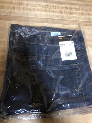 Lee Women's Relaxed Fit Bermuda Shorts 16 Med Lagoon New