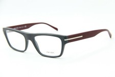 NEW PRADA PR 18R TV4-1O1 GREY EYEGLASSES AUTHENTIC RX PR18R 55M