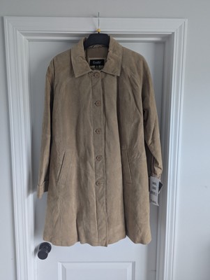 Excelled Collection Beige Leather Jacket Size  XL