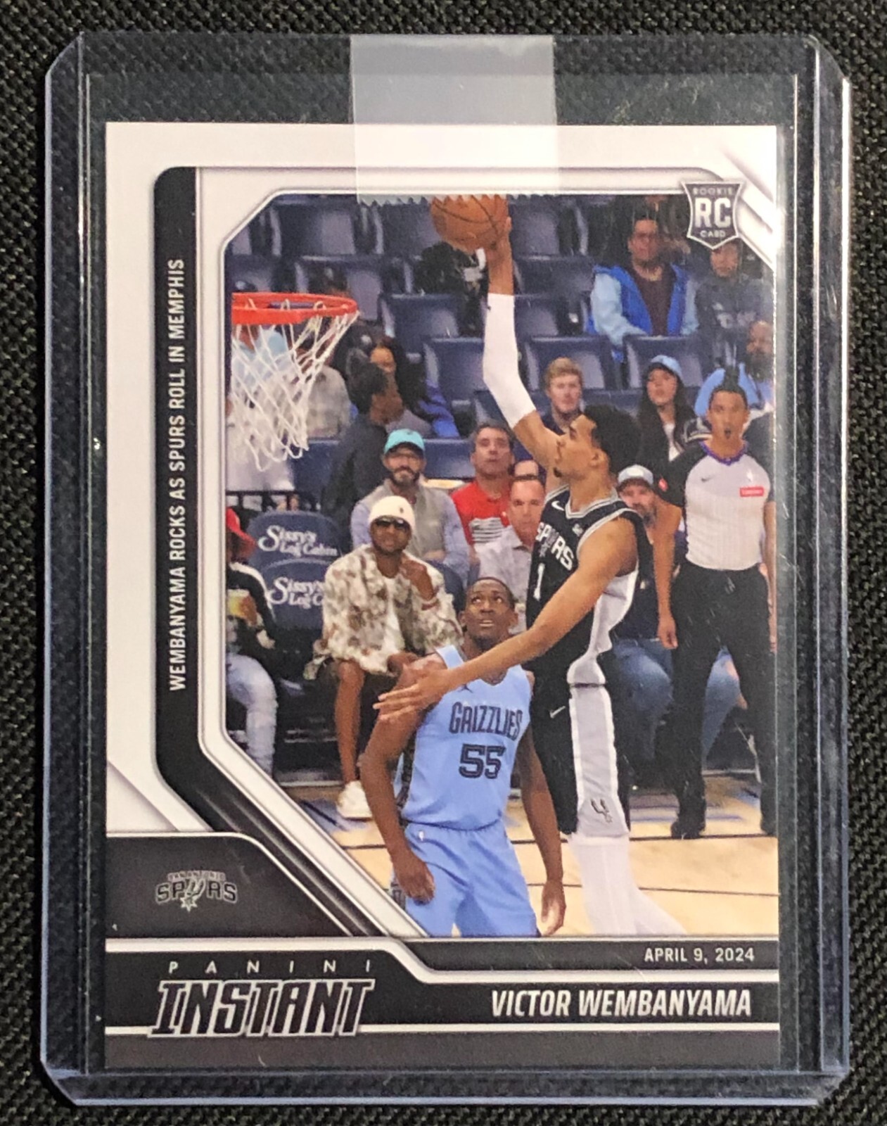 VICTOR WEMBANYAMA 23-2024 PANINI INSTANT #488 RC SPURS