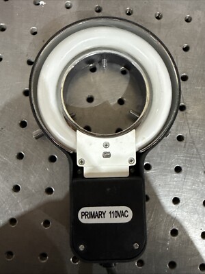 Fluorescent Electronic Microscope Ring Illuminator 120V 60mm ID