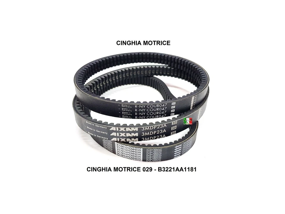 GENERAL MOTOR CINGHIA029- B3221AA1181 CINGHIA MOTRICE JDM SIMPA - CASALINI - MICROCAR - BELLIE