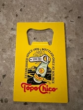 Topo Chico Metal Bottle Opener, Wallet Size