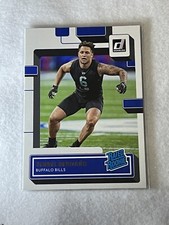 2022 Panini Donruss Football Terrel Bernard Rated Rookie RC #397-Buffalo Bills