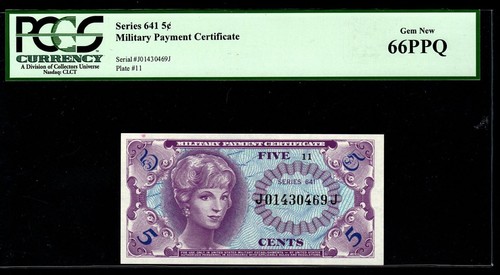MPC 5 Cents Barbie Doll Series 641 PCGS 66 PPQ Gem New Serial #J01430469J - Picture 2 of 4