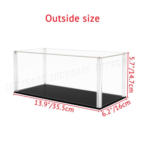 Sliding Door Acrylic Display Case Collectibles Box Dustproof 1/18 Diecast Large - Picture 14 of 20
