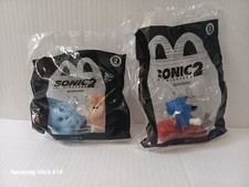 Sonic  Tails McDonald's Happy Meal Toys; Sonic The Hedgehog 2 Movie, New, 2 3