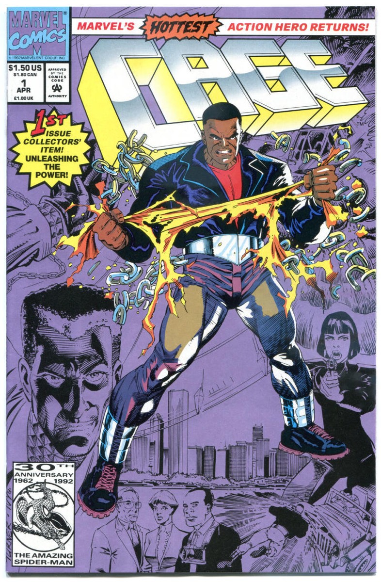 アメコミ Luke CAGE #1, NM+, Power Man, 1992, Luke, Tough guy, Marvel, more in