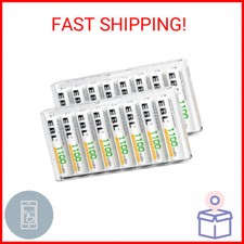 EBL Rechargeable AAA Batteries 16-Counts Ready2Charge 1100mAh Ni-MH Battery
