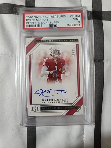 Kyler Murray #S-KMU 2020 Panini National Treasures Signatures card